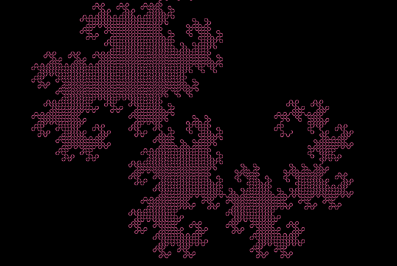Dragan Python Dragon Curve in Python | Giuliano Pertile